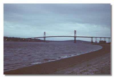 Mount Hope Bridge at Sunset