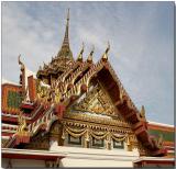 Wat Yannawa Temple roofline, Bangkok