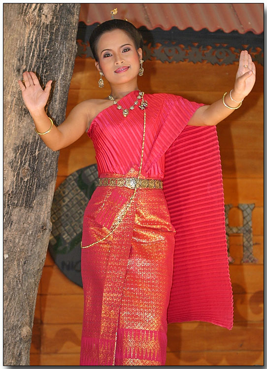 Traditional Thai dancer