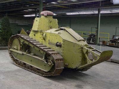 WWI French Tank Back