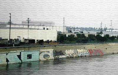 Crossing the Los Angeles River