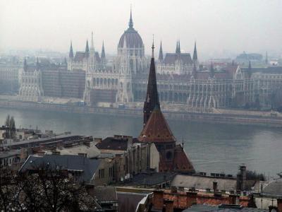 View of Buda & Pest from the Fishermen's Bastion