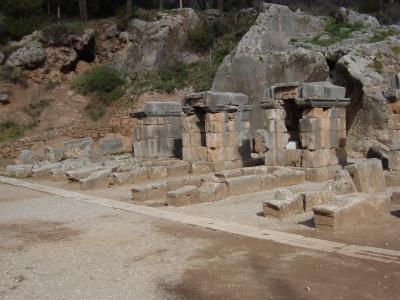 Antique football stadium, Delphi, Greece