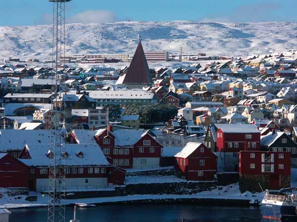 Snow in Torshavn
