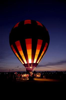 Night Glow Hot Air Balloons                 Indiana State Fair 2004