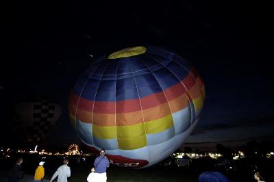 Night Glow Hot Air Balloons                 Indiana State Fair 2004