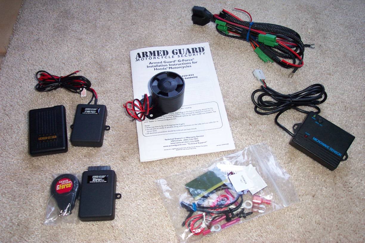 Here the kit, including pager, and perimeter options. MSRP $224.95 Distributed by Big Bike Parts and Electrical Connection