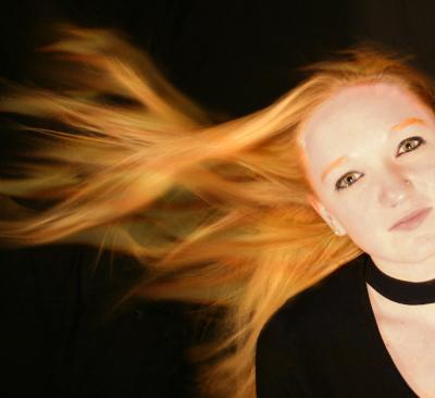flaming Hair and eyes from Jills Flowing photo Innographx