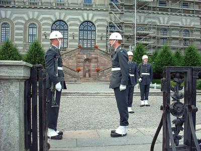 Changing of the guard in stockholm