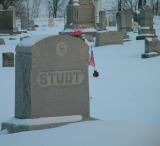Studt Headstone Bowne Cemetery