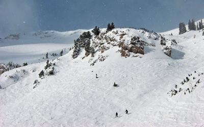 Snowflakes in Mineral Basin