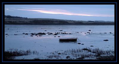 Rowing Boat at Invergowrie Bay.