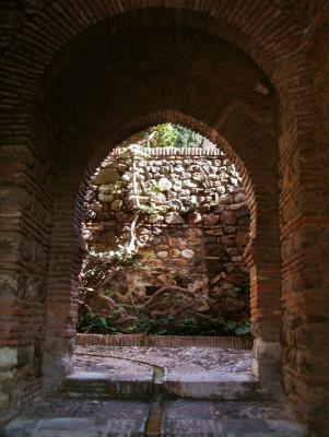 Inside the Alcazaba.