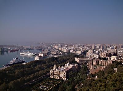 View from Castillo de Gibralfaro.