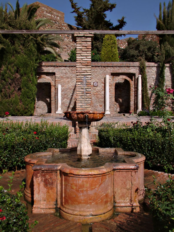 Inside the Alcazaba.