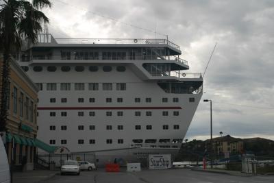 Shipped docked in Tampa
