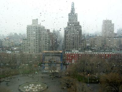 April Showers - North View from NYU Student Center