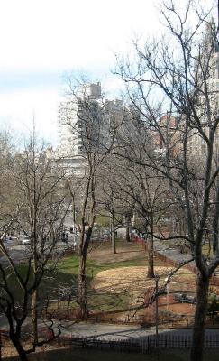 View from NYU Library Toward the Arch