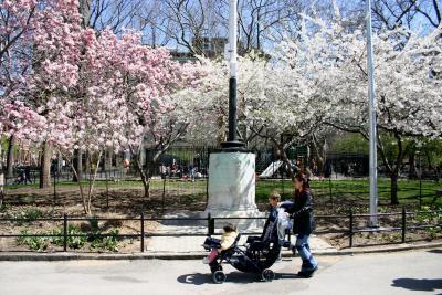 Out with the Children by the Flagpole near the Arch