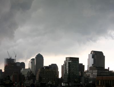 Storm Clouds Over Lower Manhattan