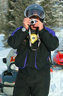 Yellowstone Park in winter