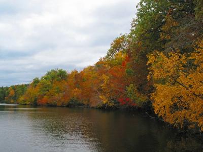 Autumn in Seigneurial lake St Bruno Park 14