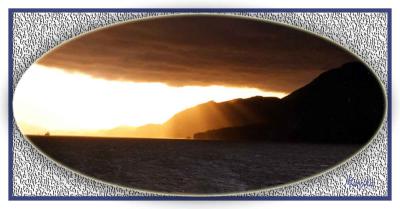 Alaskan Sunset at Sea