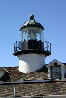 Point Pinos Lighthouse, tower & lantern