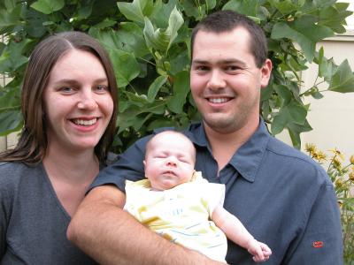 Visiting Baby Dylan August 2004