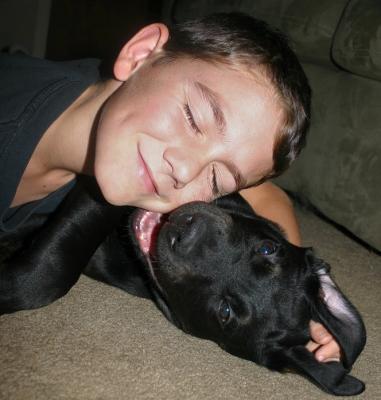 Puppy is getting big!