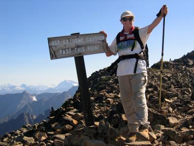 Approaching Summit of Frosty