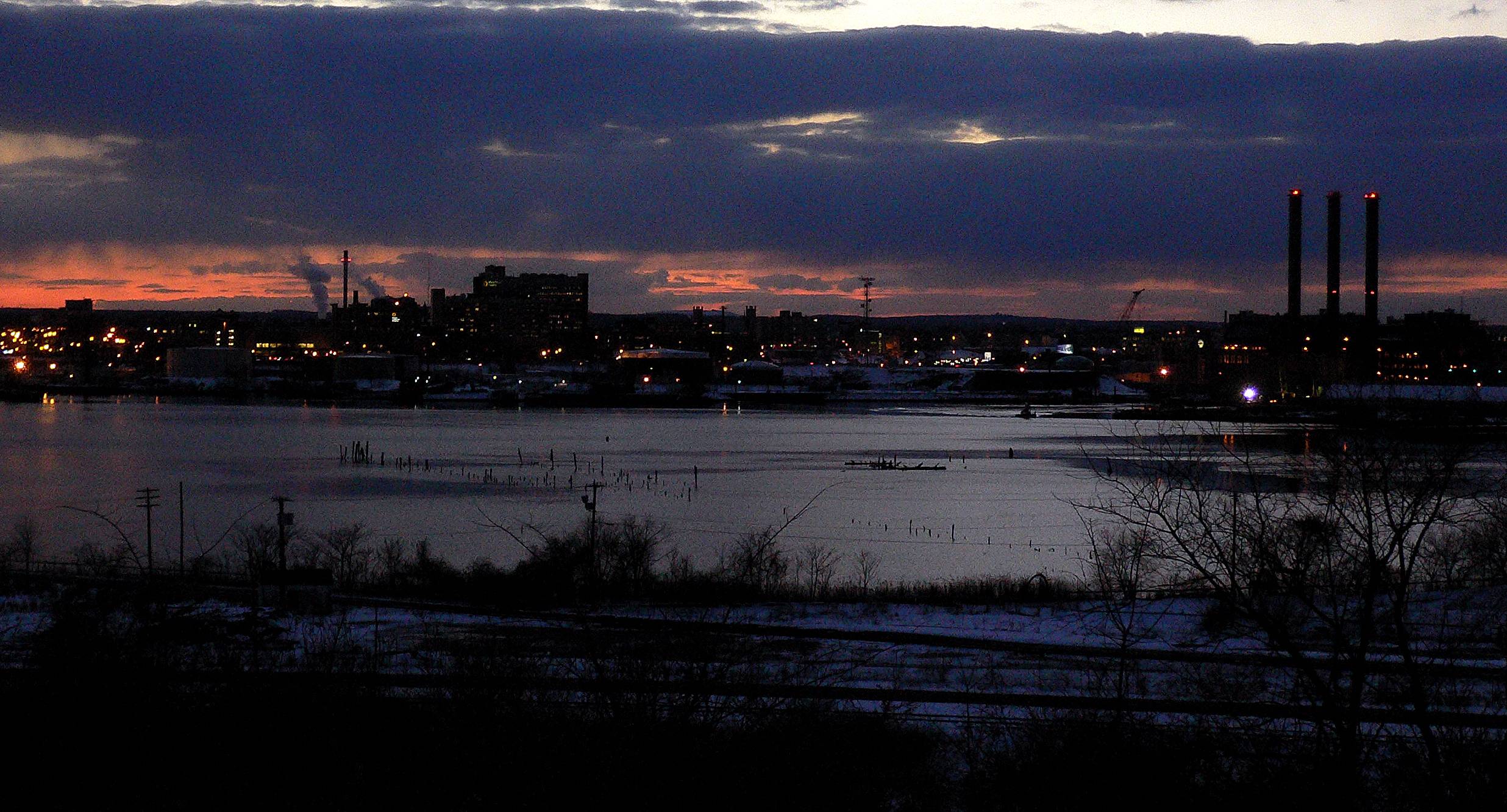 Rhode Island Hospital Sunset 2 25 2005.jpg