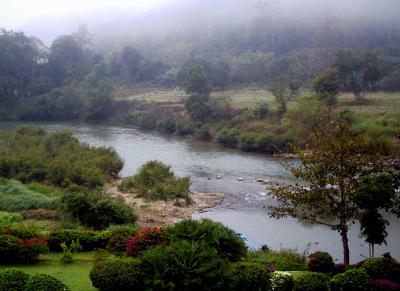 Morning mist on the Pai River