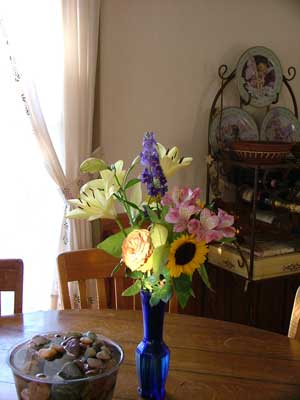 Kitchen Table Flowers