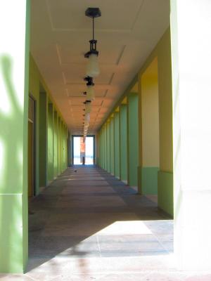 outdoor corridor