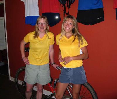 My twin Mary Gorski - WS Training Runs.  Thanks, Mary for the yellow Get Lucky Beads that took me to the top of Whitney!