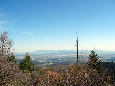 Nice view of the valley with snow-capped Mt. Spokane in the distance