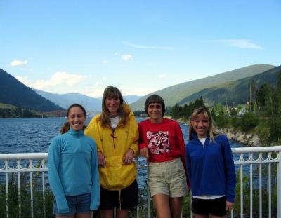 Then, Wendy, Cheryl, Gunhild & I (the Quad Squad) ran a 220-mile Ameri-cana Relay from Nelson BC to Sandpoint, ID