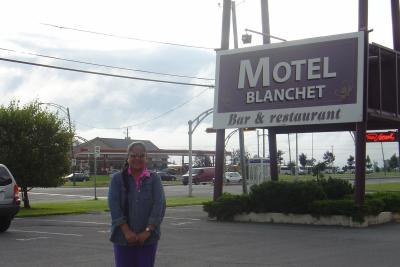 Le motel Blanchet - notre premier hbergement