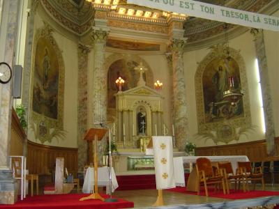  l'intrieur de l'glise  St-Stanislas, 1