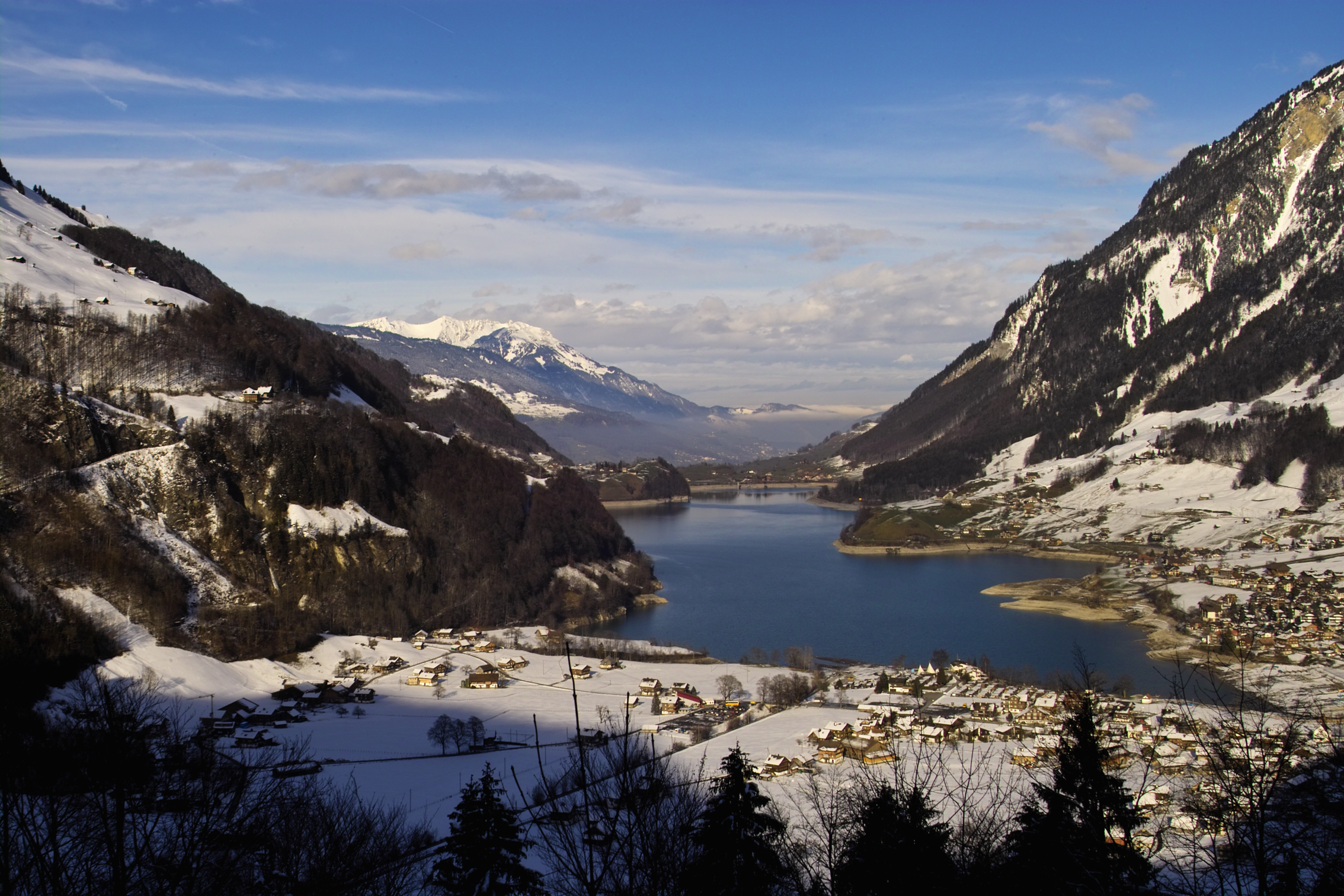 From the Brnig towards Luzern