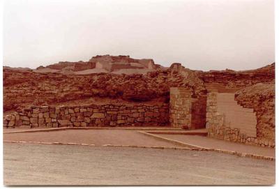 Entrance to the oracle of Pachacamac