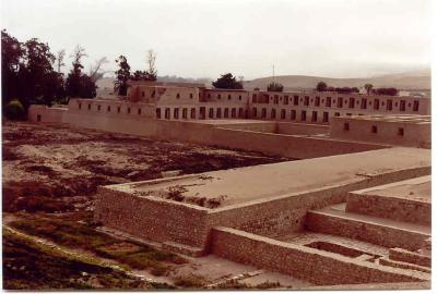 The Acclahuasi and ritual baths at Pachacamac