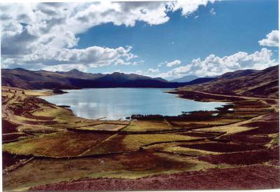 The picturesque  Pomacanchi lake