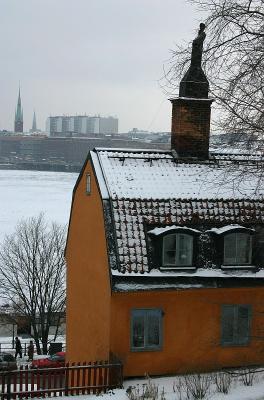 City as seen from the old houses of Sder