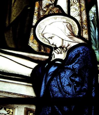 Glass window, St. John, Bere Regis