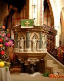 Victorian pulpit, St. Mary, Taunton