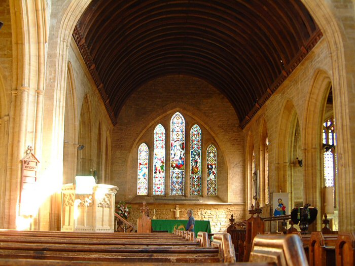 All Saints, Martock - Interior
