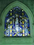 Mirror of UCC Stained Glass Window