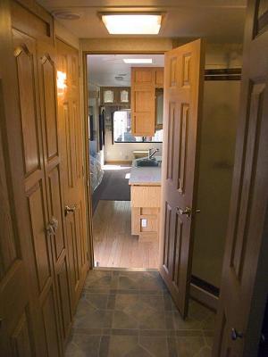View from bedroom thru bathroom